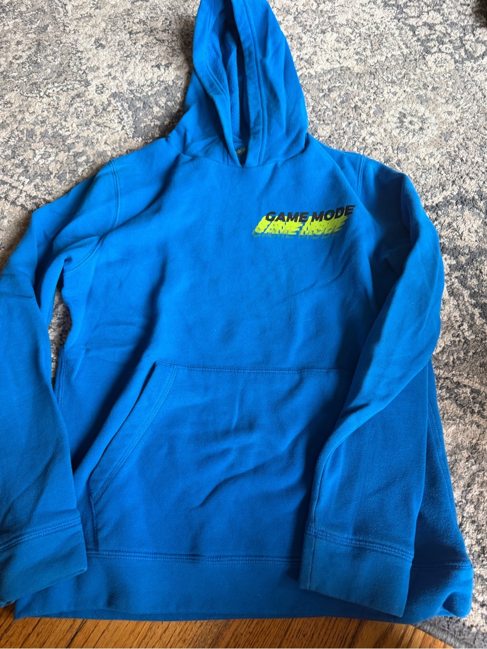 Kids Blue 'Game Mode' Hoodie Sweatshirt